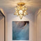 Alessa – Plafonnier Doré en Forme d'Étoile