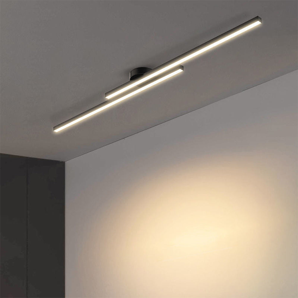 Cavien – Lámpara de Techo LED Lineal de Aluminio Ultrafina