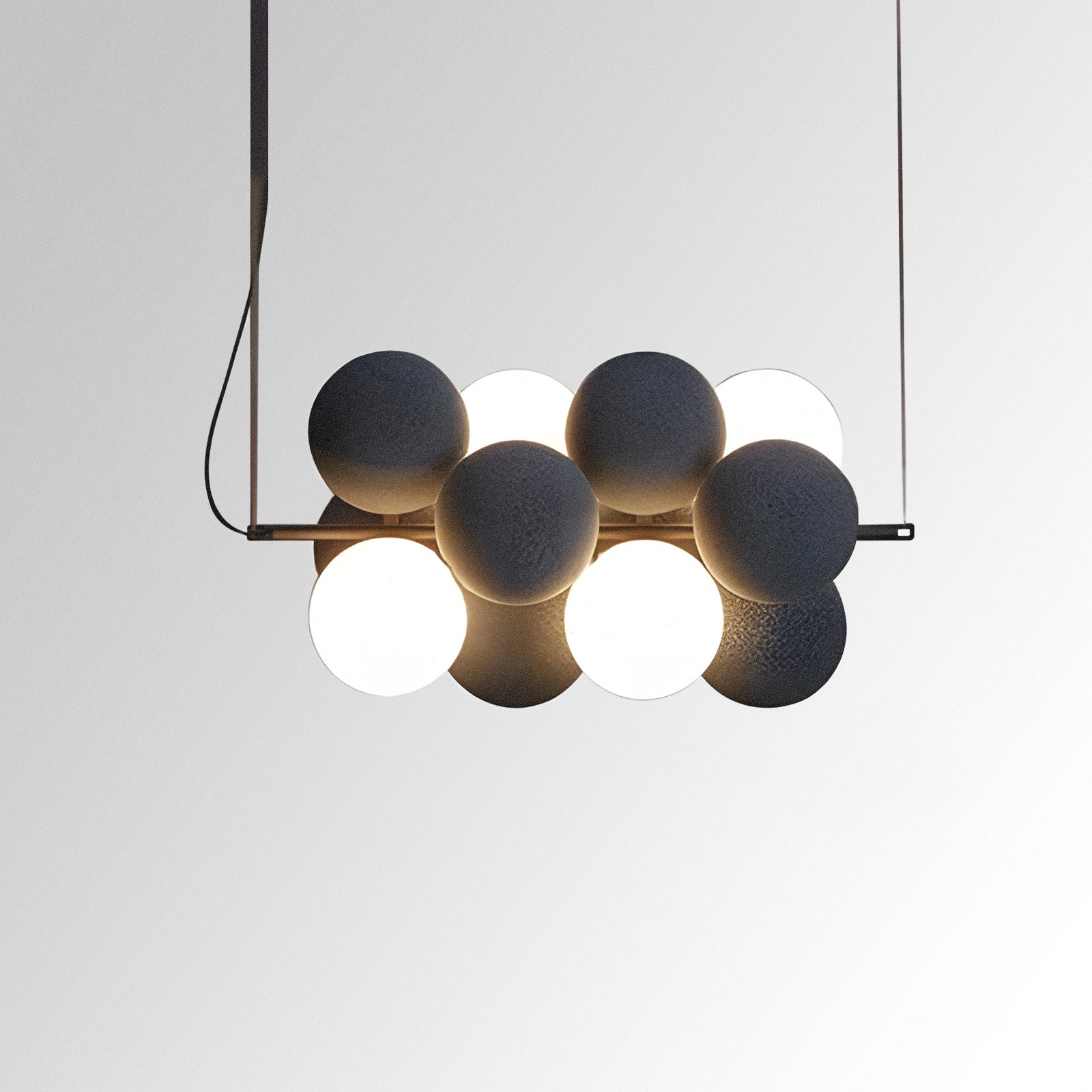 Spheralis – Lampadario a Sfera Geometrica con LED