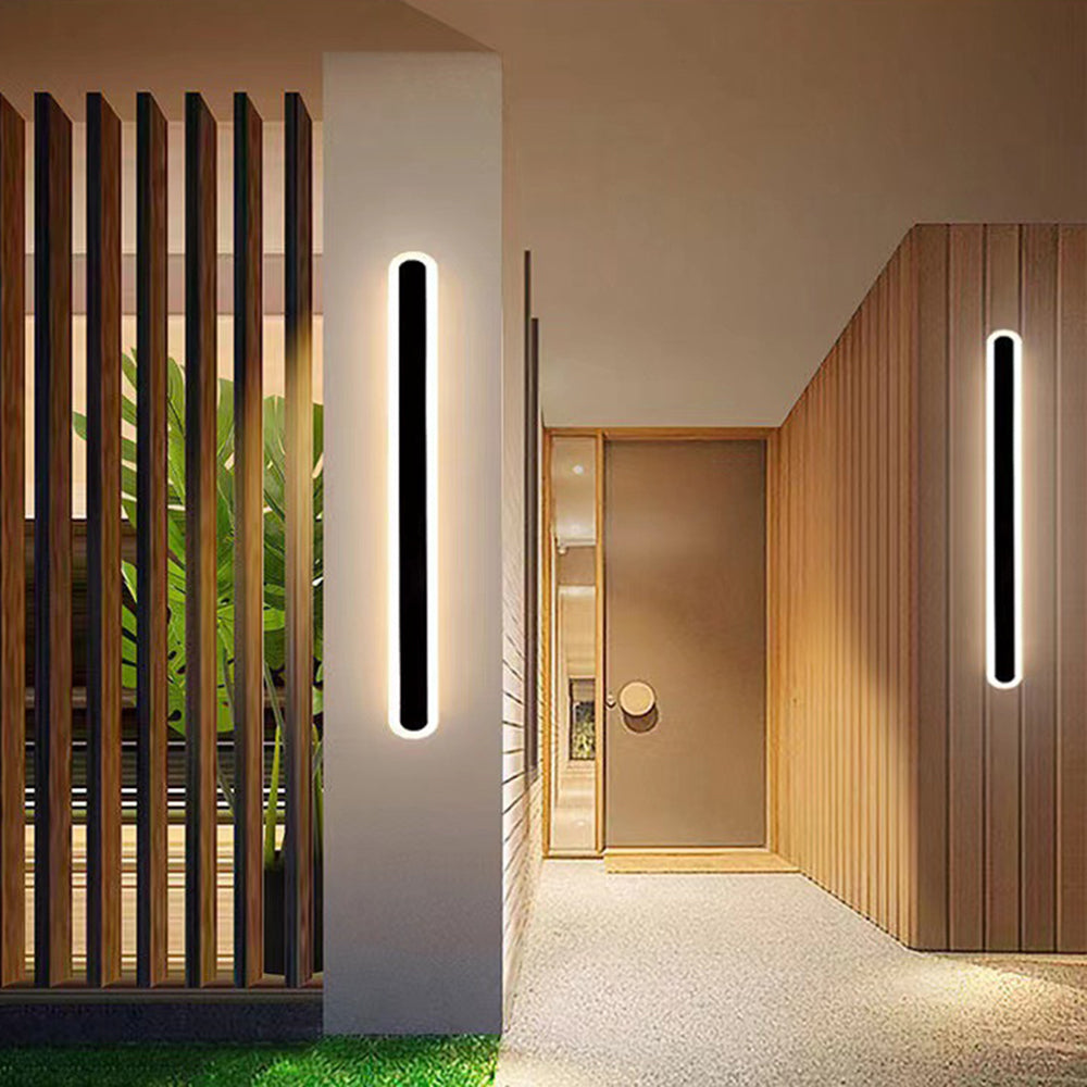 Melysian – Applique murale LED linéaire dimmable pour extérieur