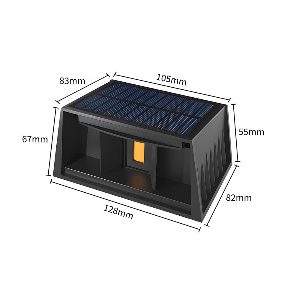 Nireon - Appliques murales solaires LED extérieures lumineuses étanches IP65