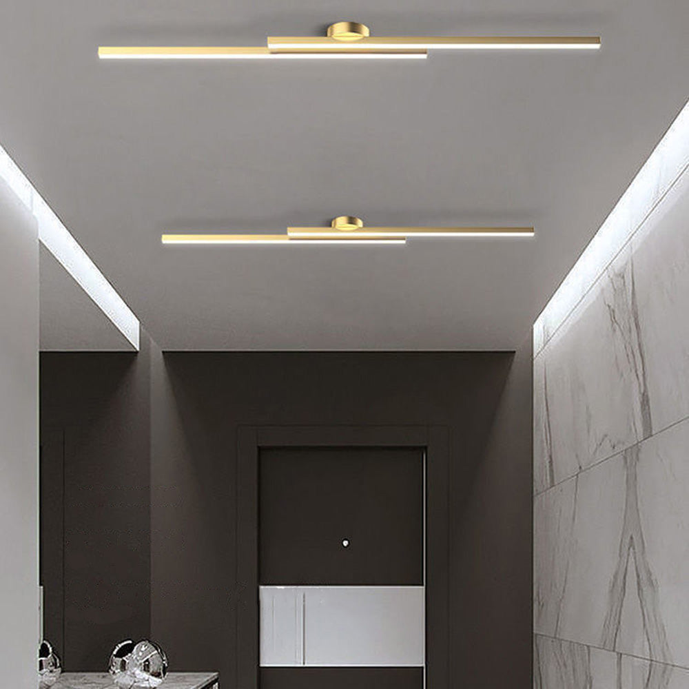Cavien – Lámpara de Techo LED Lineal de Aluminio Ultrafina