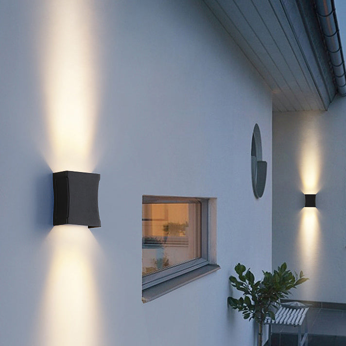 Lumirran - Kültéri LED fali lámpa modern négyzet alakú vízálló