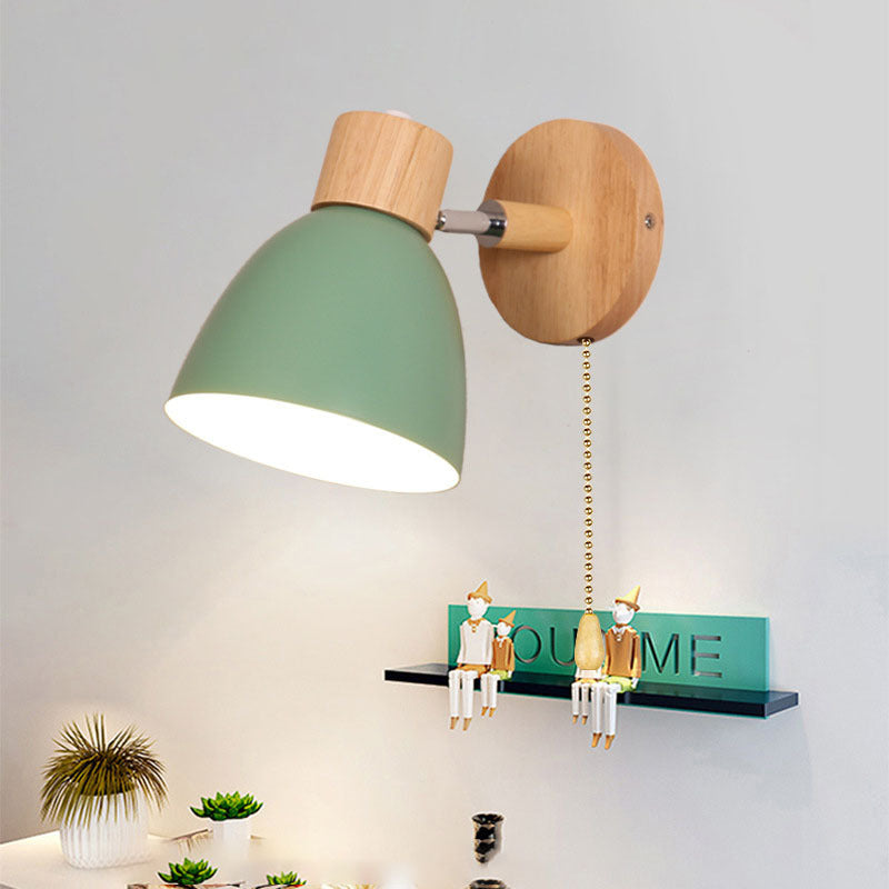Veldorin – Modern minimalista fa kúp alakú LED fali lámpa, 1 izzóval