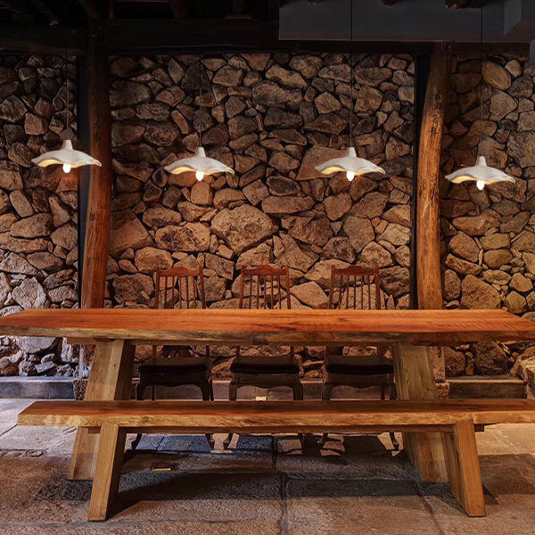 Aurelnn - Suspension fleur en ciment vintage