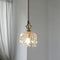 Auravelle - Suspension florale vintage en cuivre et cristal