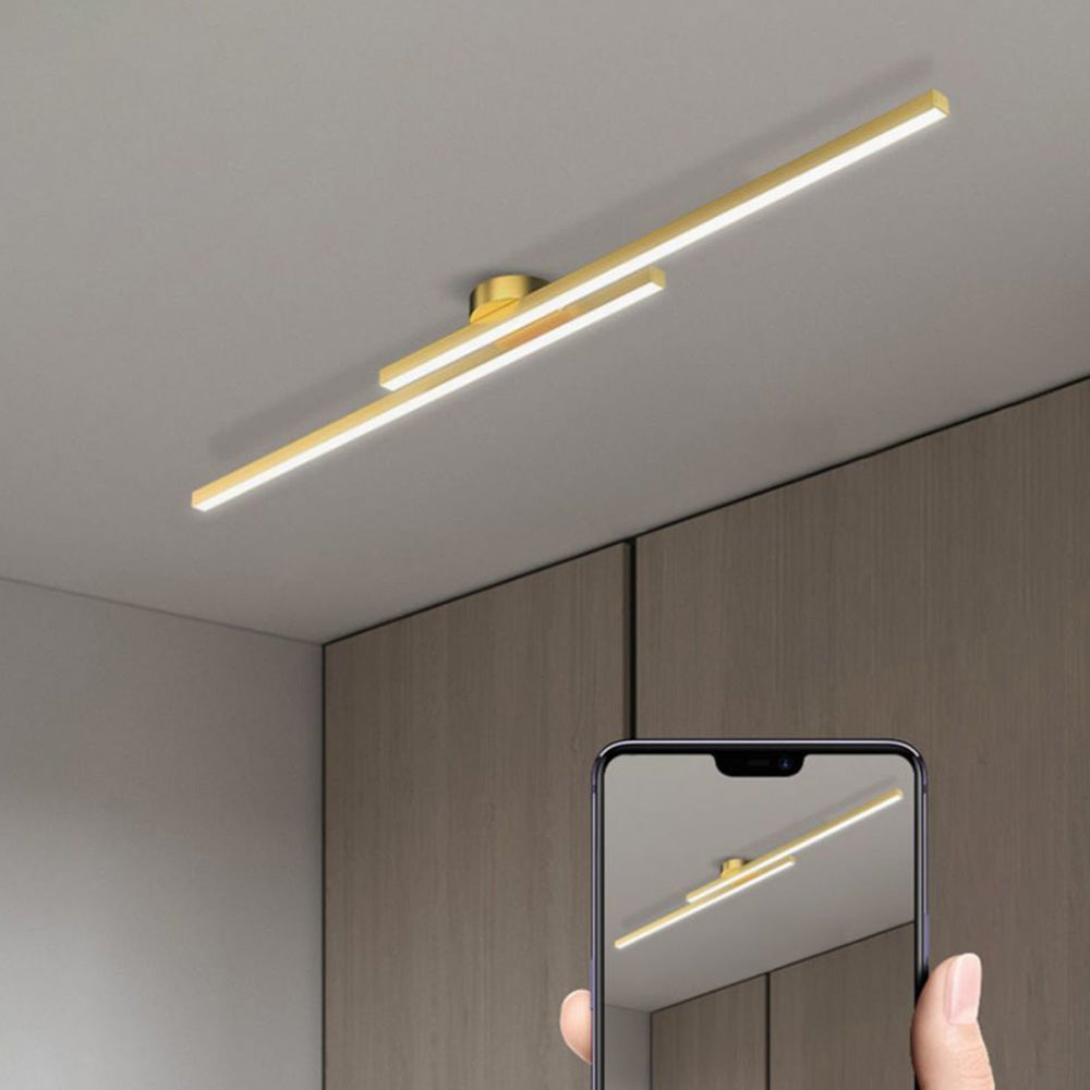 Cavien – Lámpara de Techo LED Lineal de Aluminio Ultrafina
