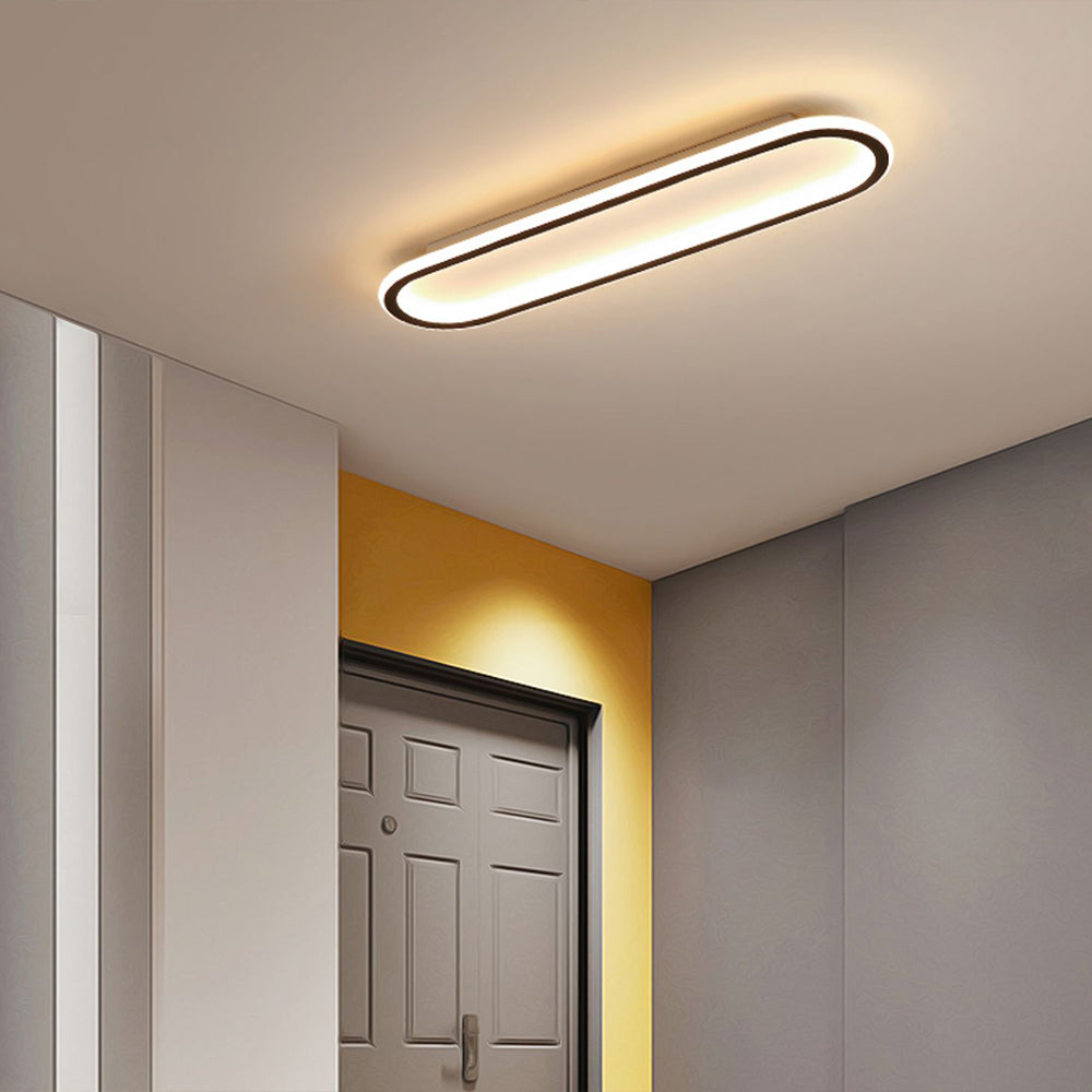 Avelon – Rectangular Ceiling Light Black & Gold for Bedroom/Living Room