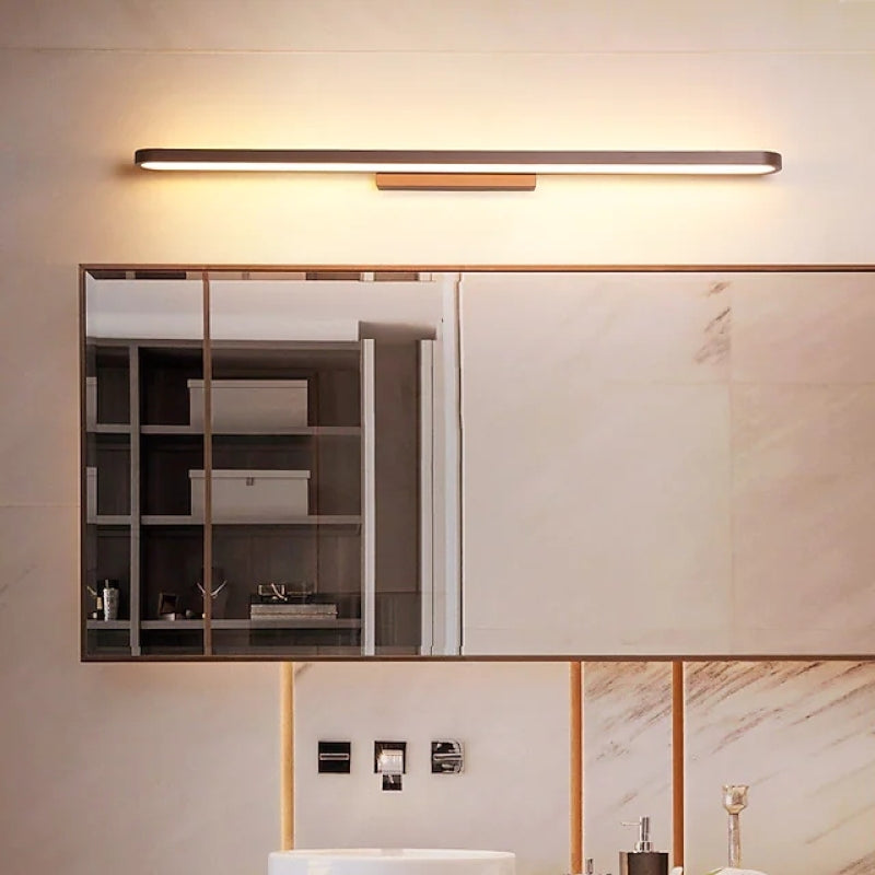 Verano – Lampă de perete modernă, design liniar, culoare cafea