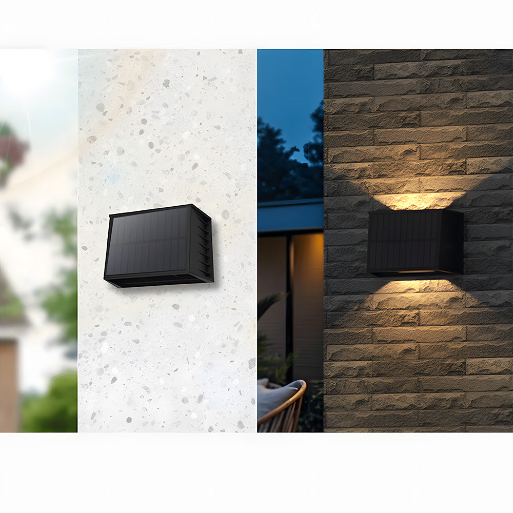 Nireon - Appliques murales solaires LED extérieures lumineuses étanches IP65