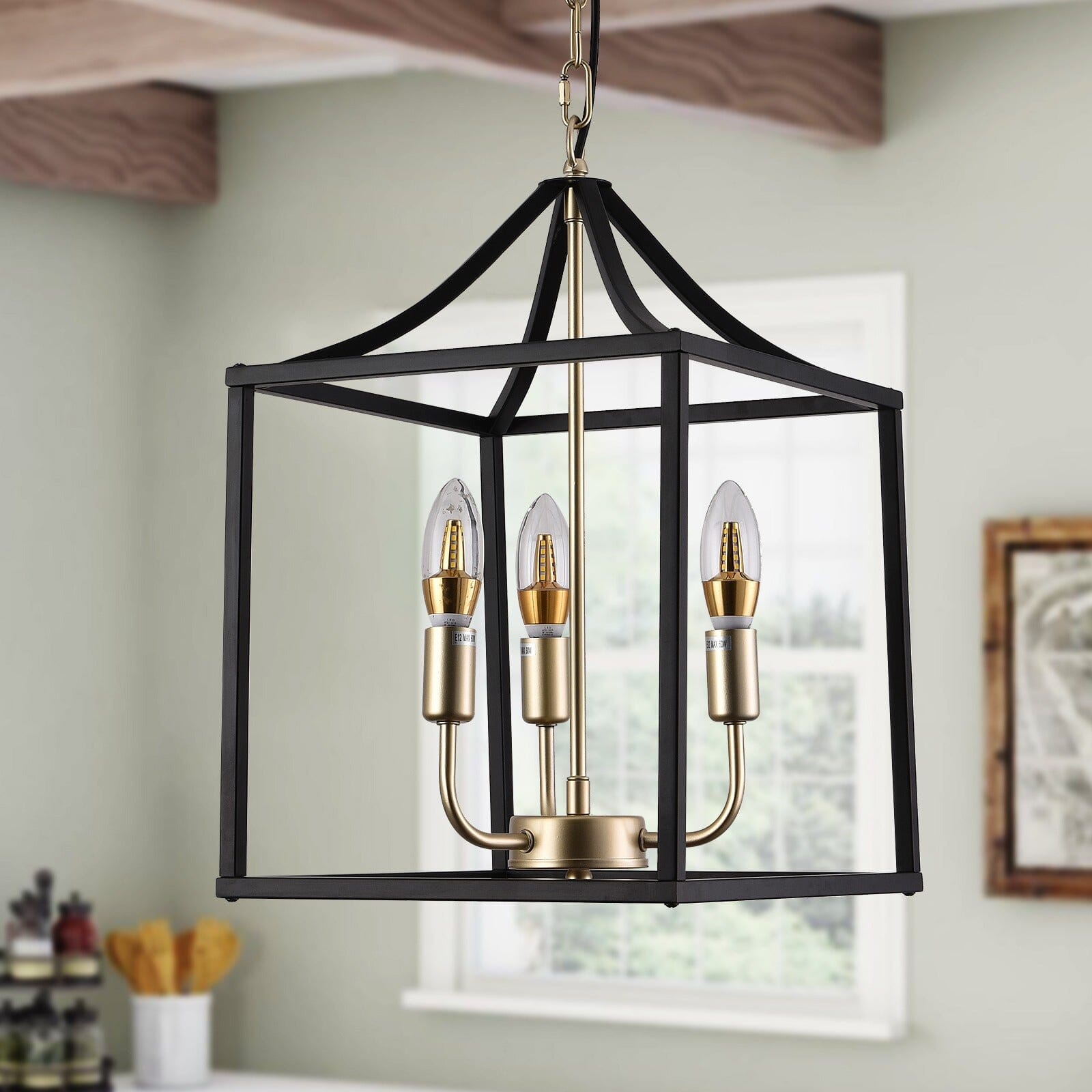 Auralithra – Elegant Tiered Glass Chandelier
