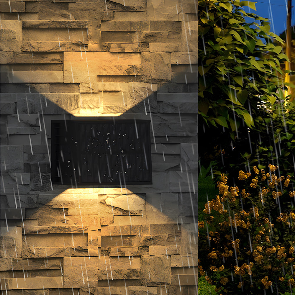 Nireon - Appliques murales solaires LED extérieures lumineuses étanches IP65