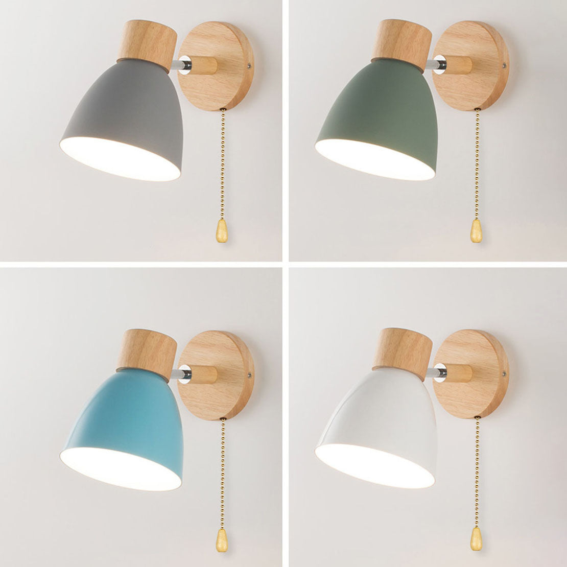 Veldorin – Modern minimalista fa kúp alakú LED fali lámpa, 1 izzóval