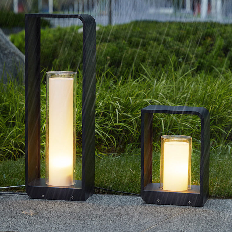 Donrain - Minimalist Square Frame LED Waterproof Lawn Light