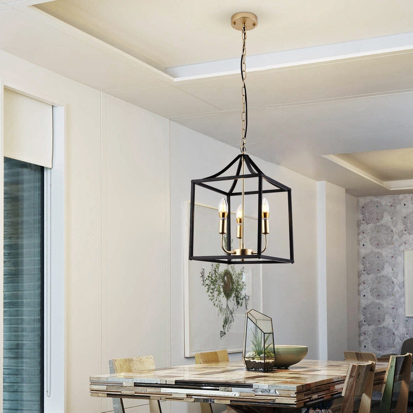 Auralithra – Elegant Tiered Glass Chandelier