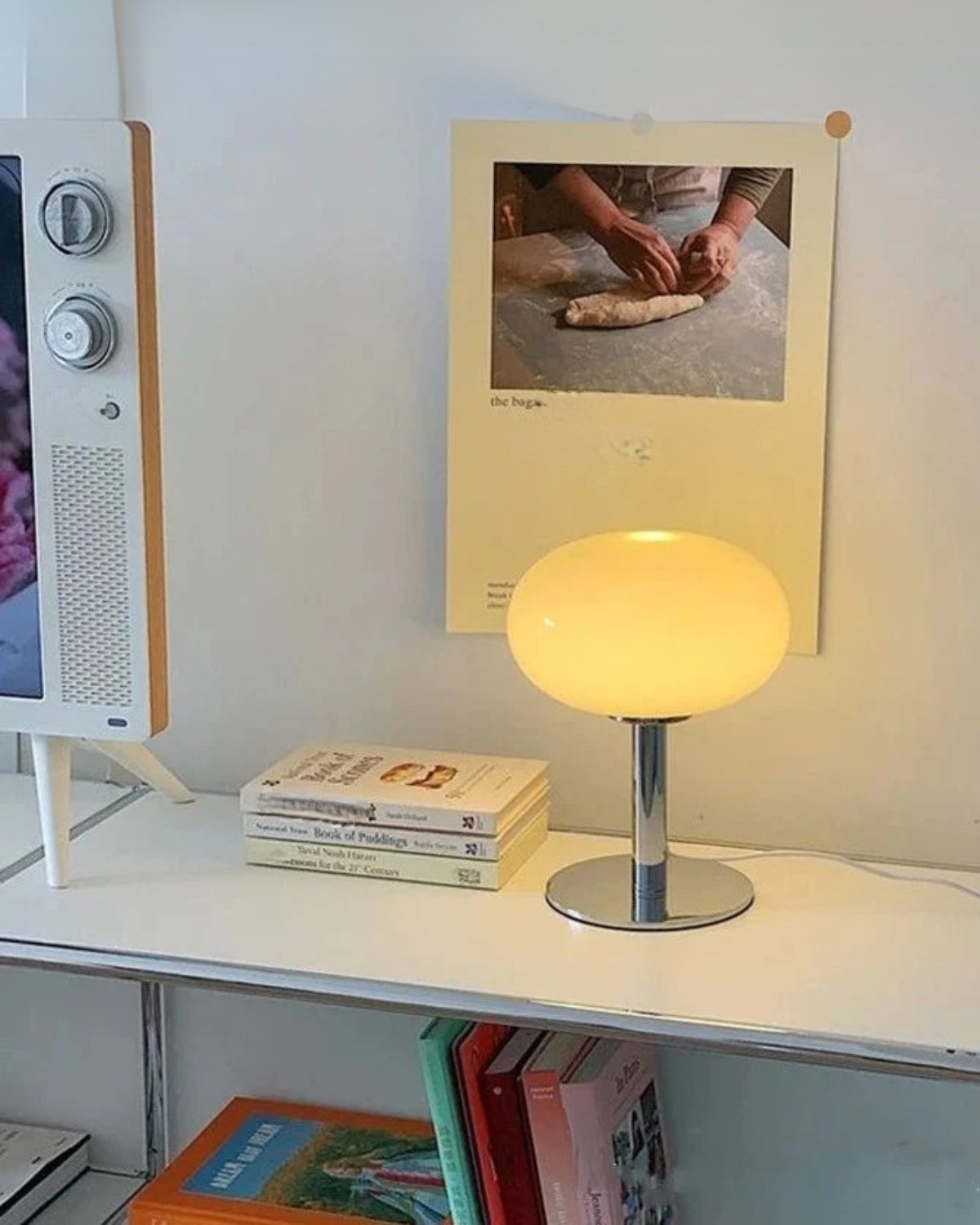 Elarion – Lampada da Tavolo Senza Fili Elegante con Luce LED Dimmerabile