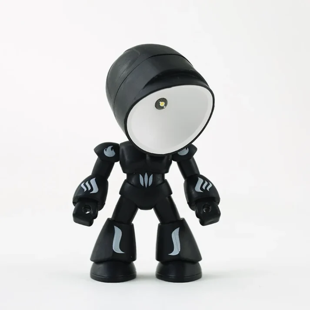 Novaryn – Lampada da Tavolo LED Ispirata a un Robot Moderno, 1 Luce