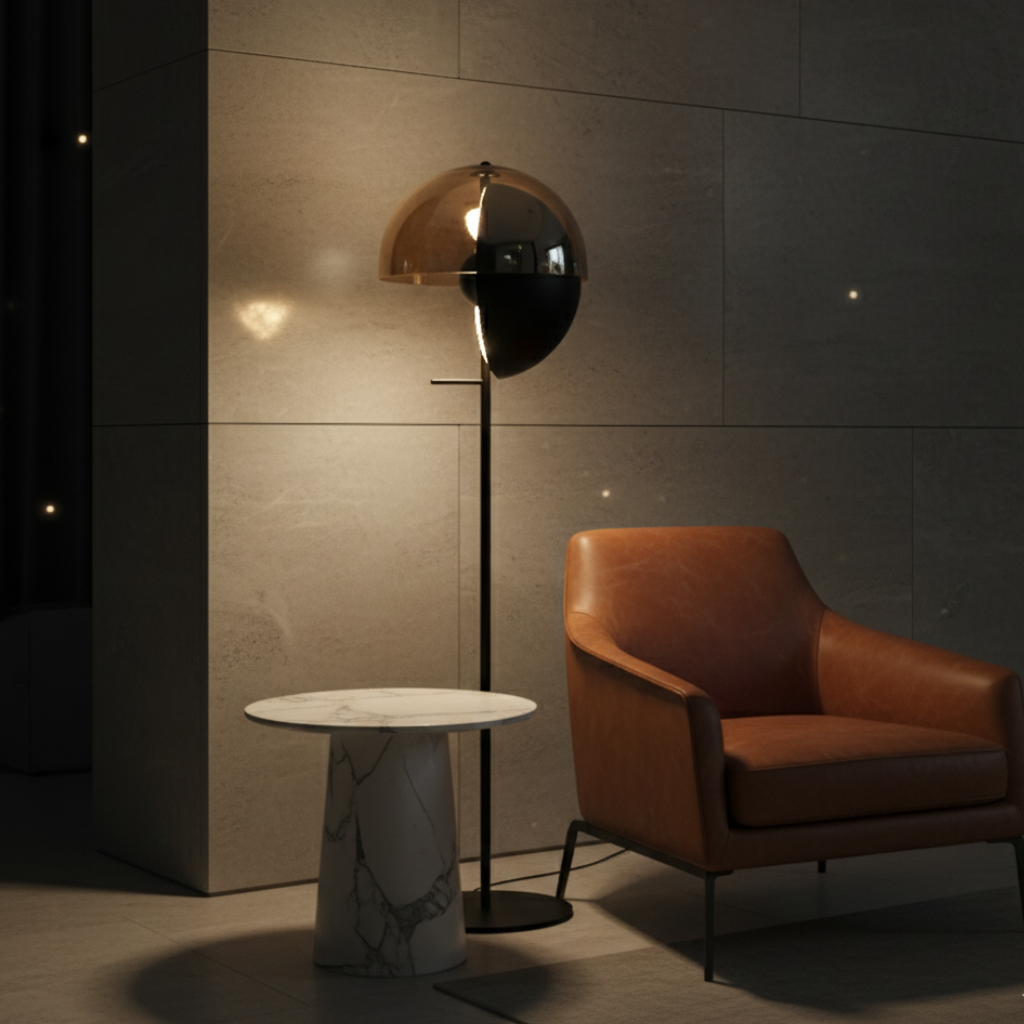 Eryndor – Elegáns Üveg Modern Állólámpa