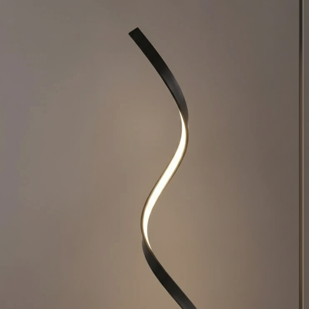 Spiravax - Modern, fényerőszabályozható LED csigalámpa nappaliba