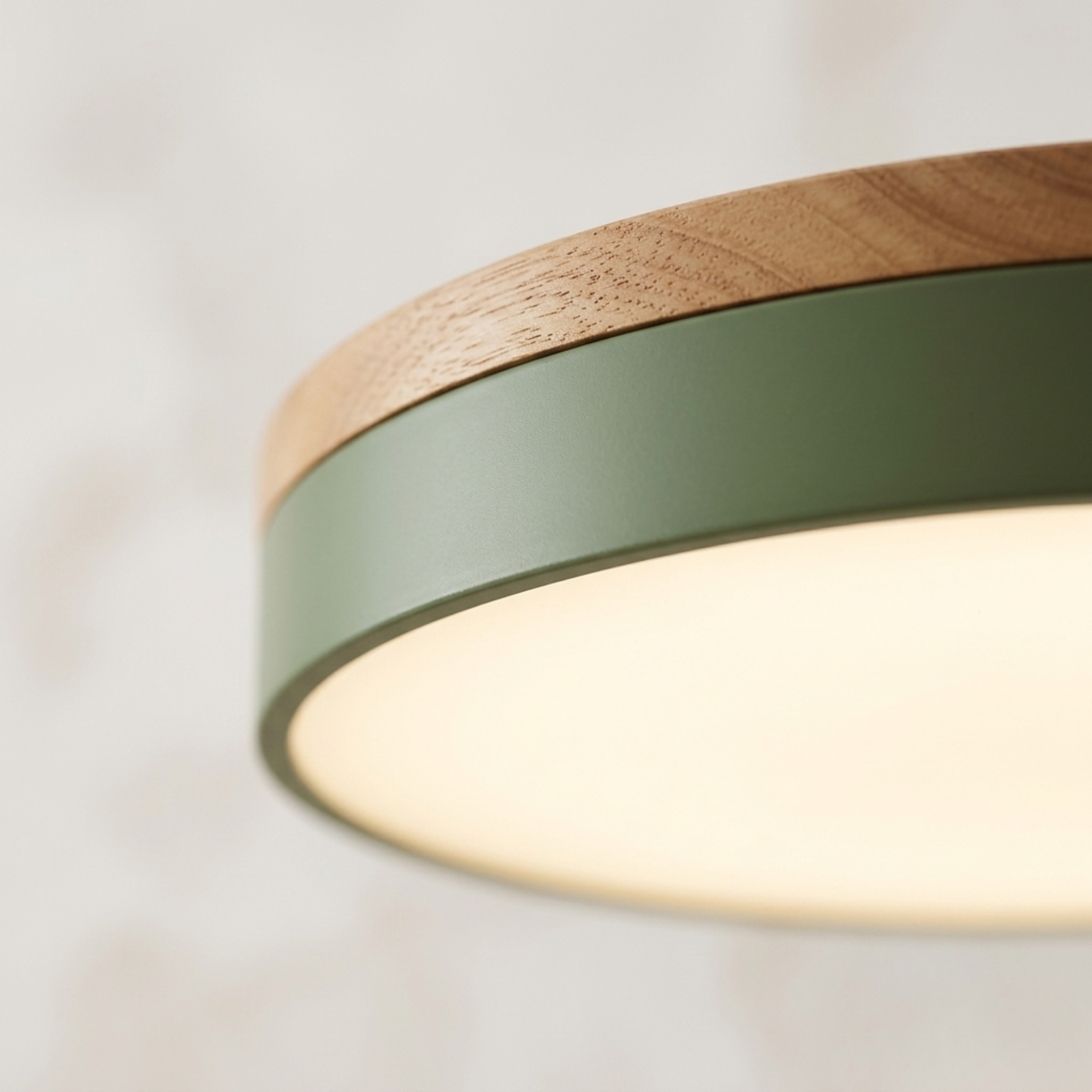 Cabain – Moderne Rund Skive Loftlampe