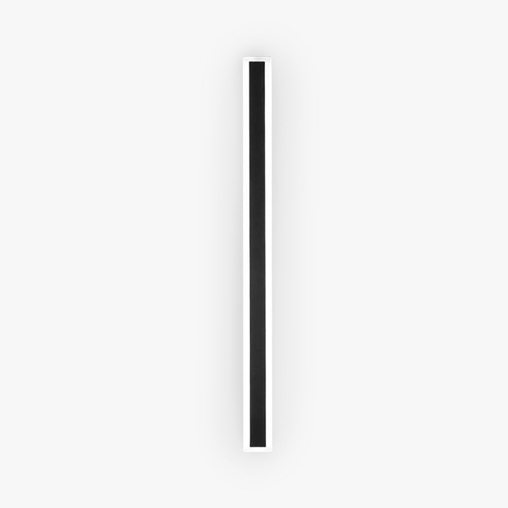 Ameran – Lampada da parete esterna moderna a LED in metallo nero per giardino e balcone