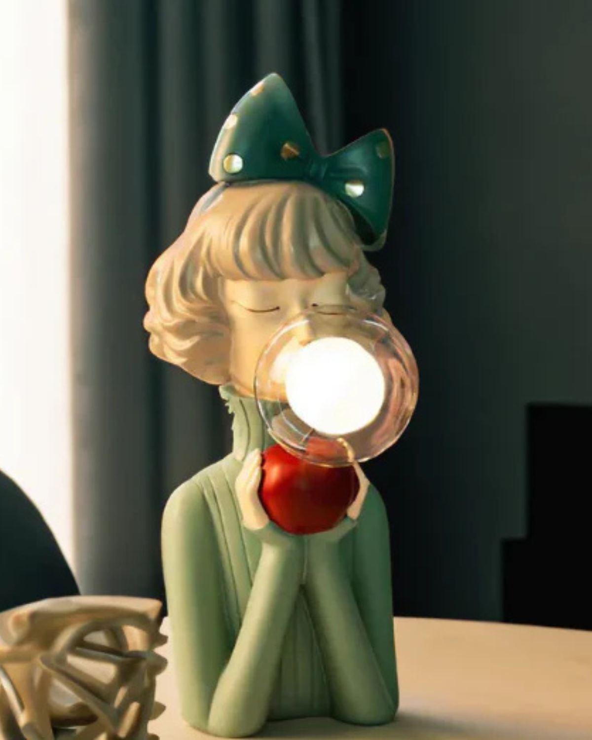 Sylvire - Lámpara de mesa con burbujas de luz