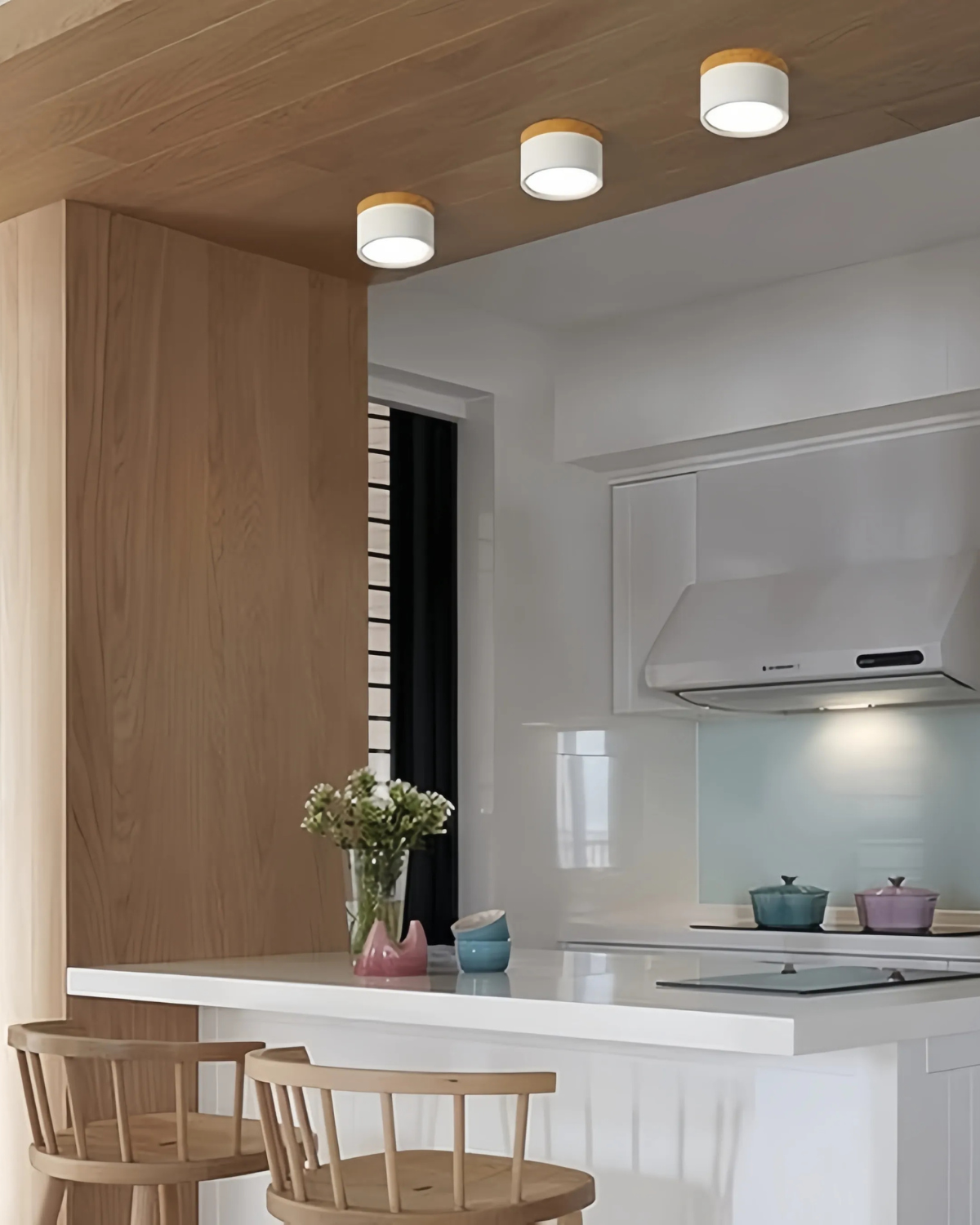 Revionne – Clairon modern, fényerőszabályozható LED mennyezeti lámpa geometriai mintával