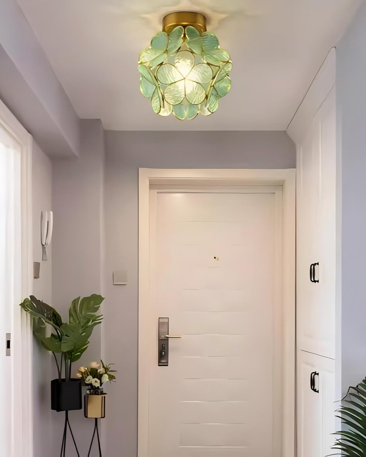 Florenel – Lelora Lampada da Soffitto Elegante con Fiori a LED