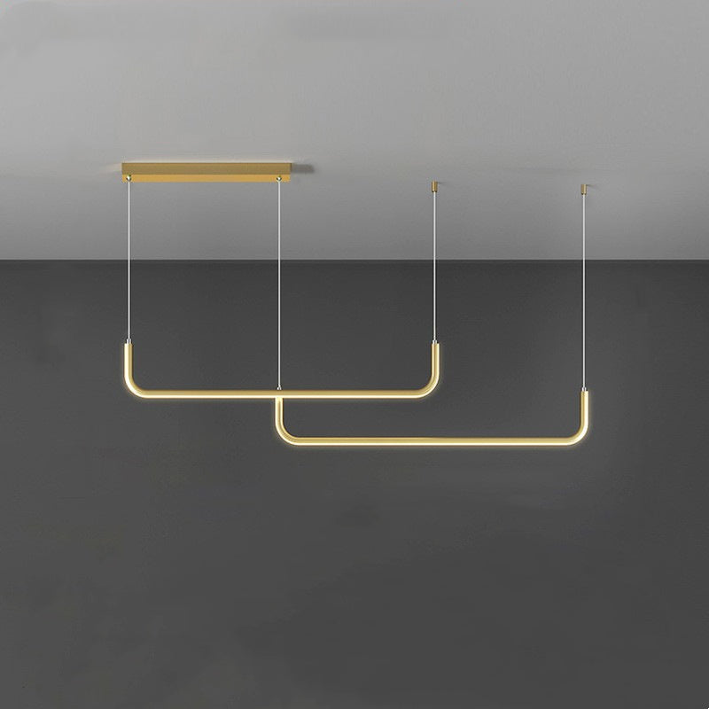 Elysian – Modern LED függeszték arany és fekete színben