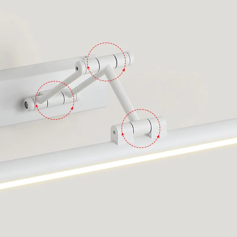 Veliora – minimalistické LED vnitřní nástěnné světlo kov akrylát