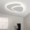 Aliven – Plafonnier moderne blanc en métal et acrylique