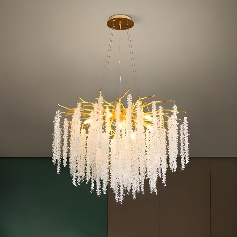 Aluresta – Crystal Aluminum Ceiling Chandelier