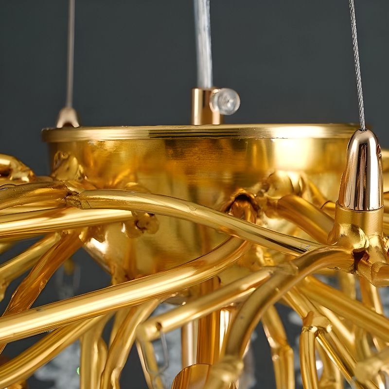 Aluresta – Crystal Aluminum Ceiling Chandelier