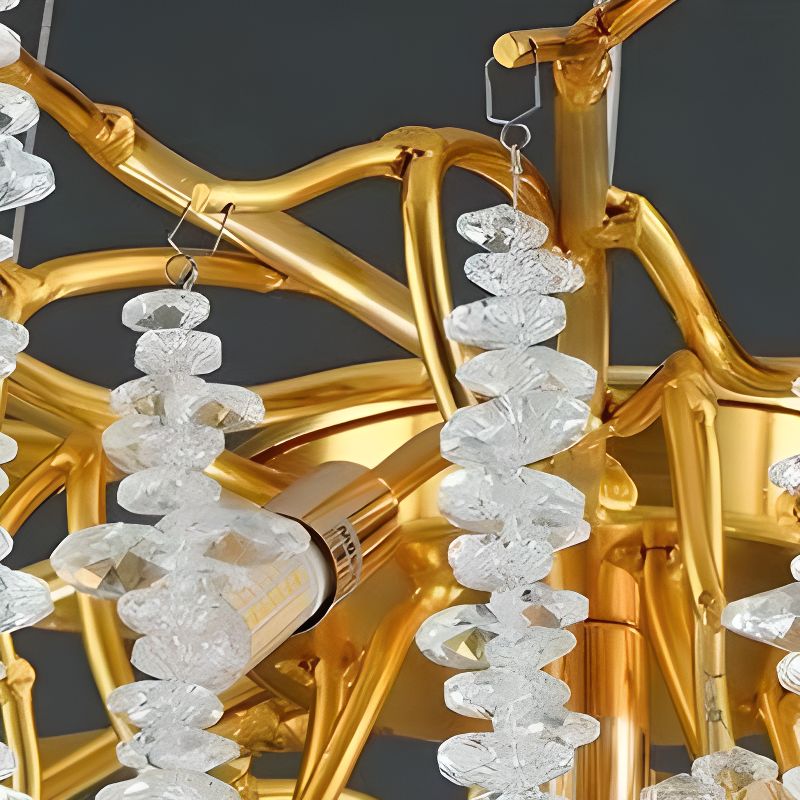 Aluresta – Crystal Aluminum Ceiling Chandelier