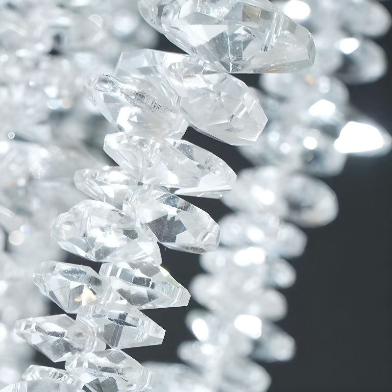 Aluresta – Crystal Aluminum Ceiling Chandelier