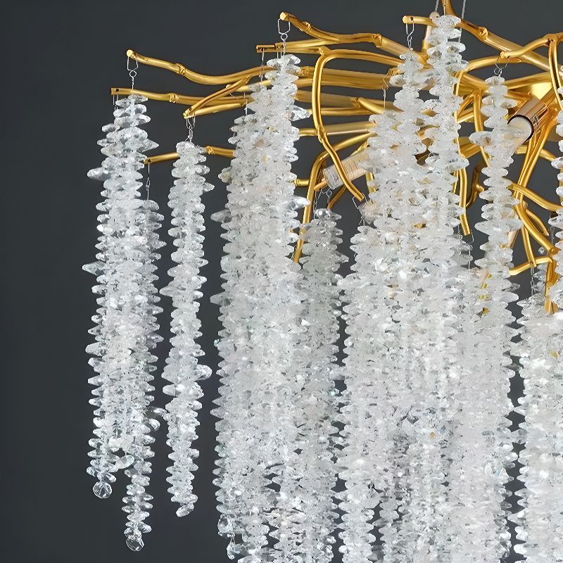 Aluresta – Crystal Aluminum Ceiling Chandelier