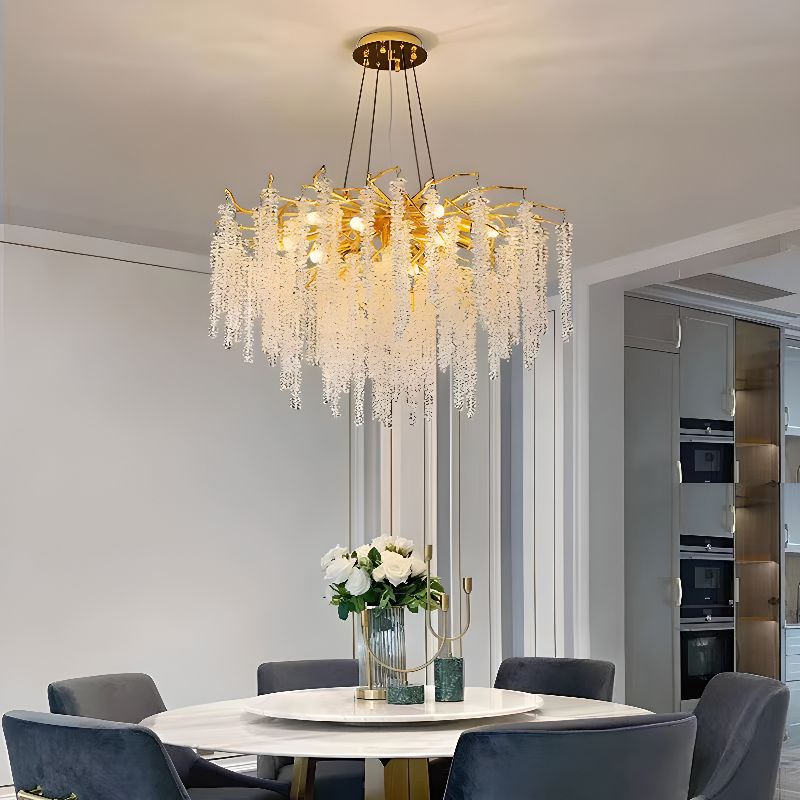 Aluresta – Crystal Aluminum Ceiling Chandelier