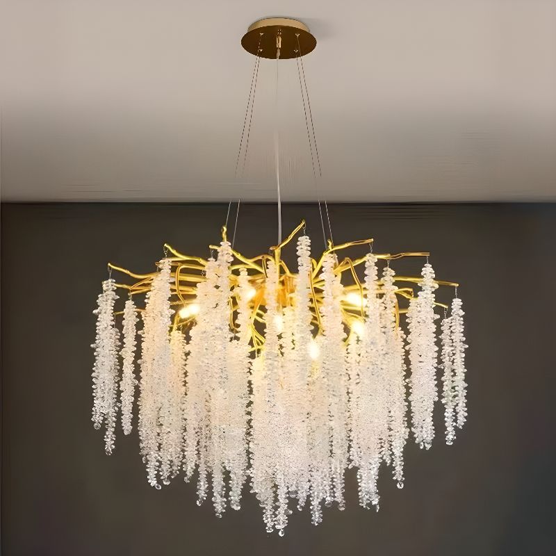 Aluresta – Crystal Aluminum Ceiling Chandelier