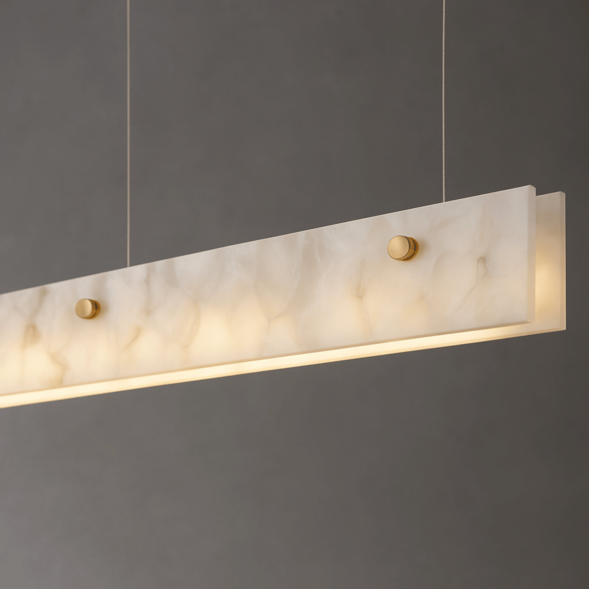Lusinea - Suspension linéaire en marbre