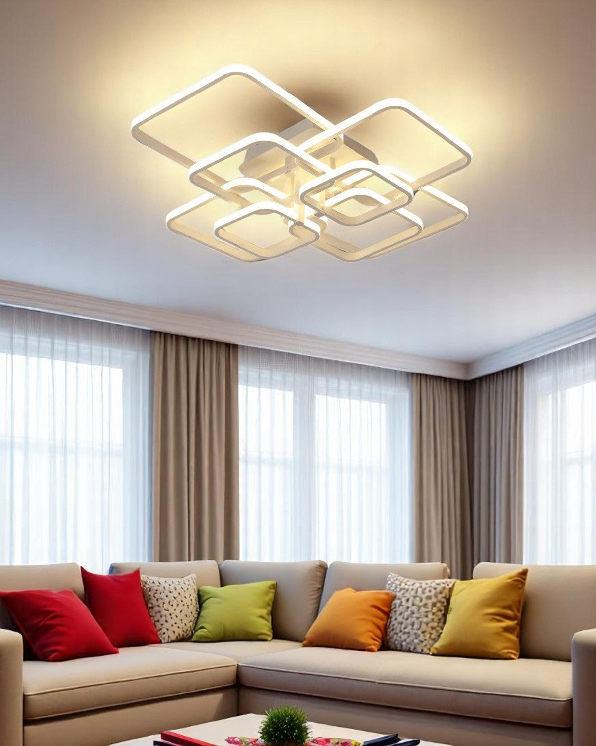 Modenelle – Lámpara de Techo Minimalista con Brillo Contemporáneo