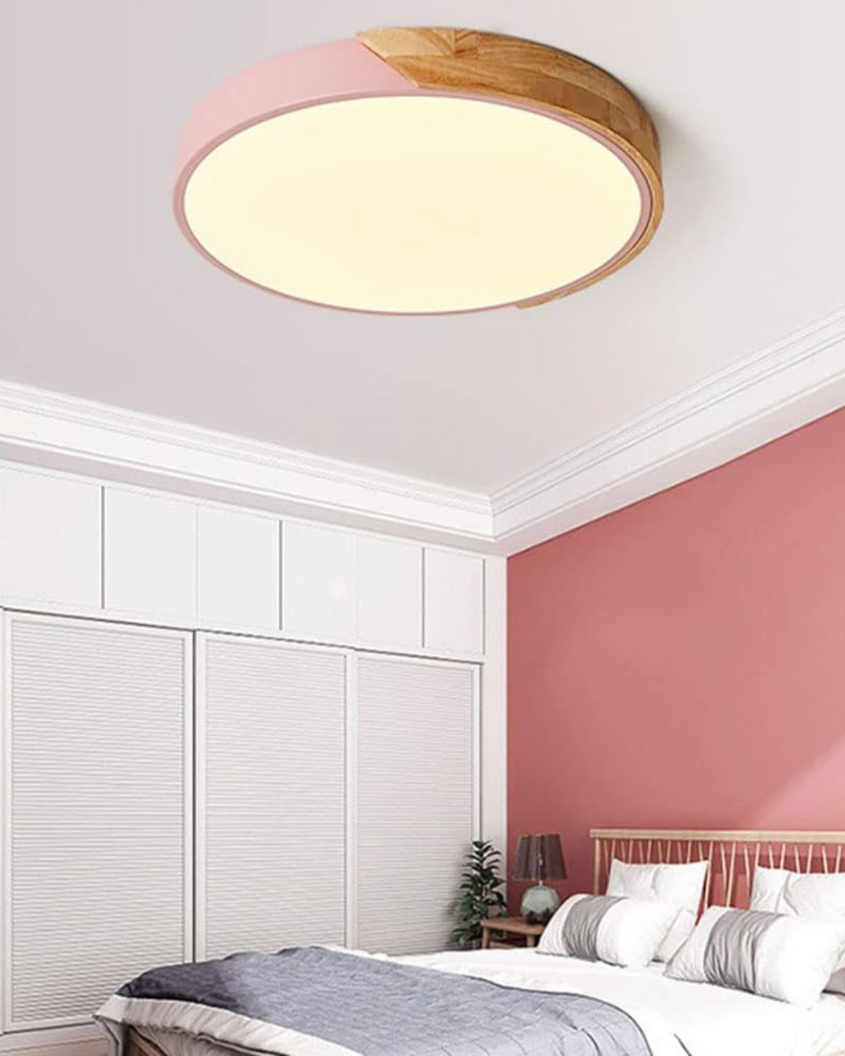 Velaro – Cirque Lumière Modern LED mennyezeti lámpa fa díszítéssel