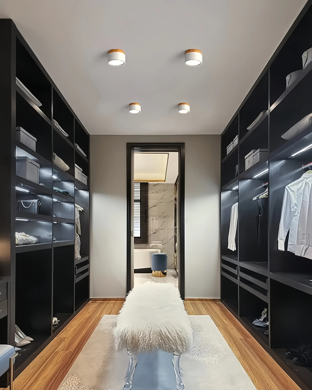 Revionne – Clairon modern, fényerőszabályozható LED mennyezeti lámpa geometriai mintával