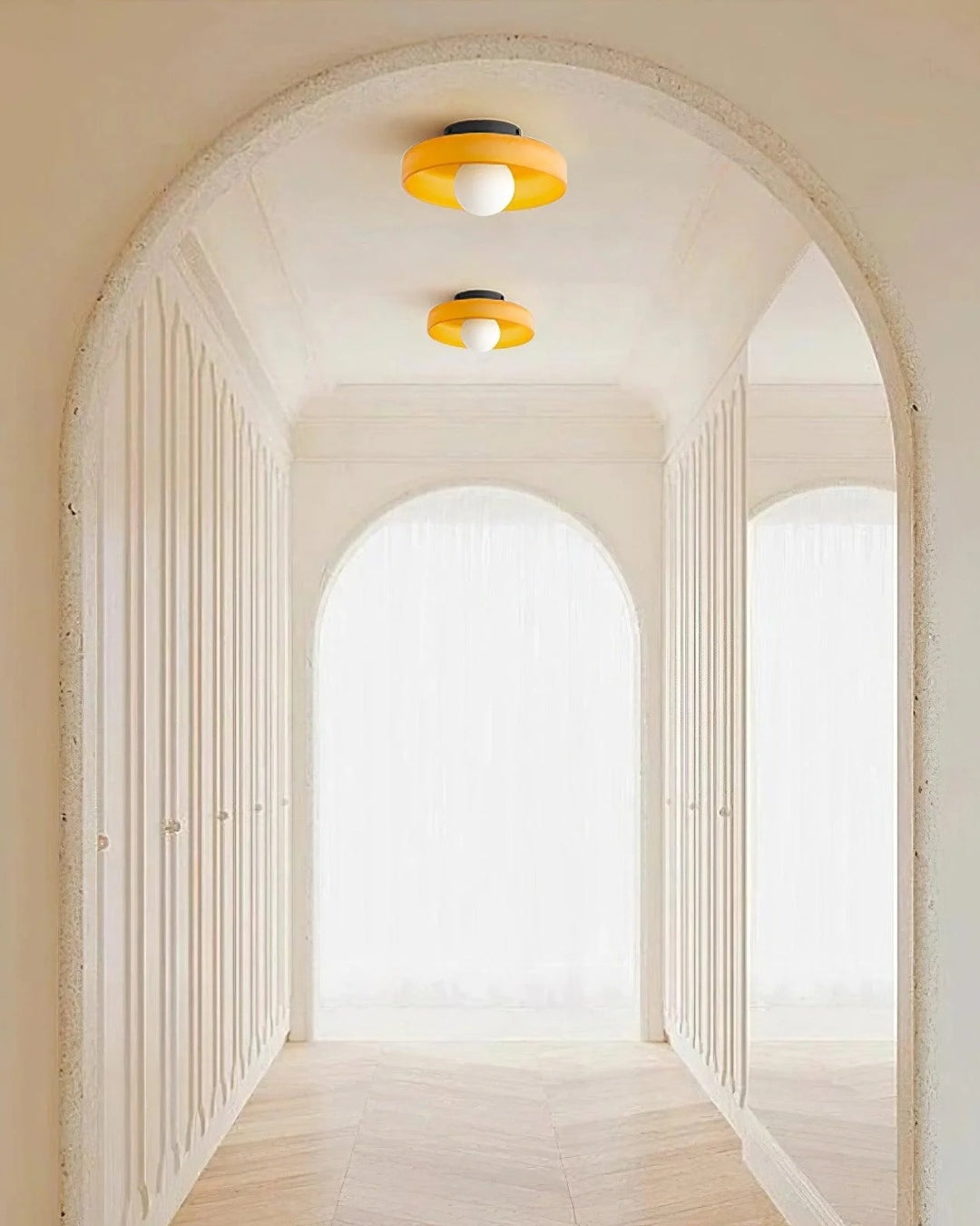 Solurein – Éclat Soleil Minimalist Ceiling and Wall Lamp with Warm Glow