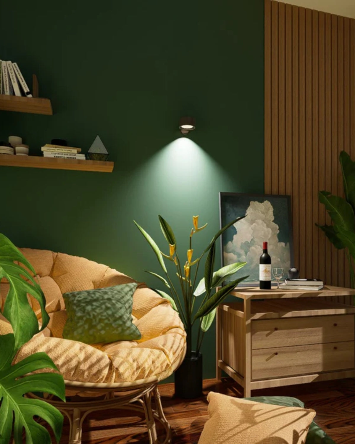 Noctivelle – Lampada da parete ispirata all'opulenza notturna