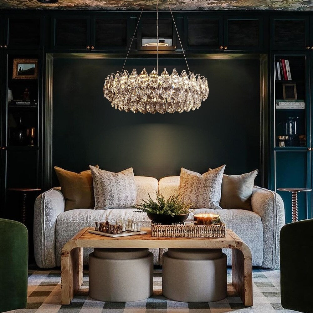 Lunavelle – Nordic Crystal Pendant Chandelier