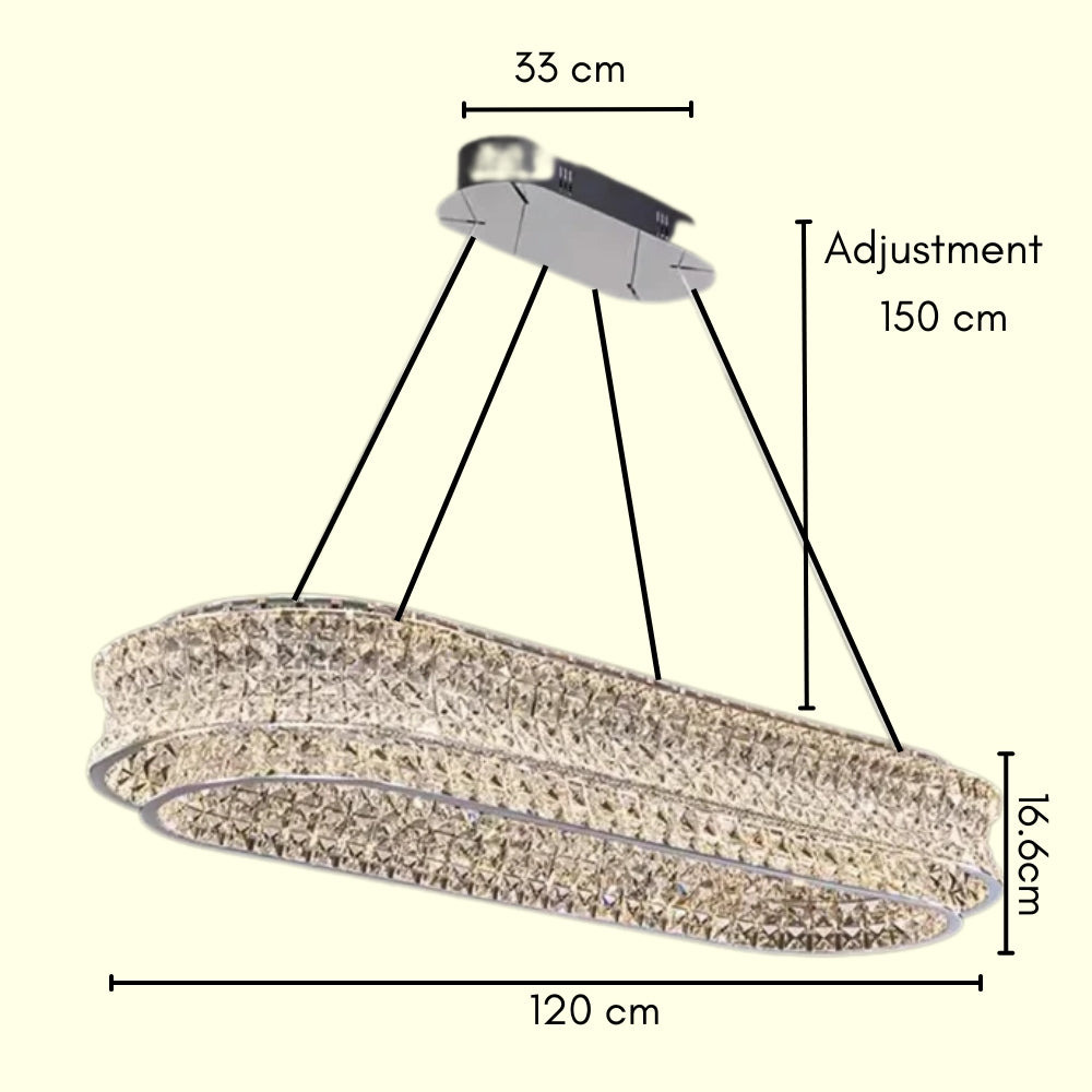 Caeloria – Candelabro Nórdico de Cristal Transparente
