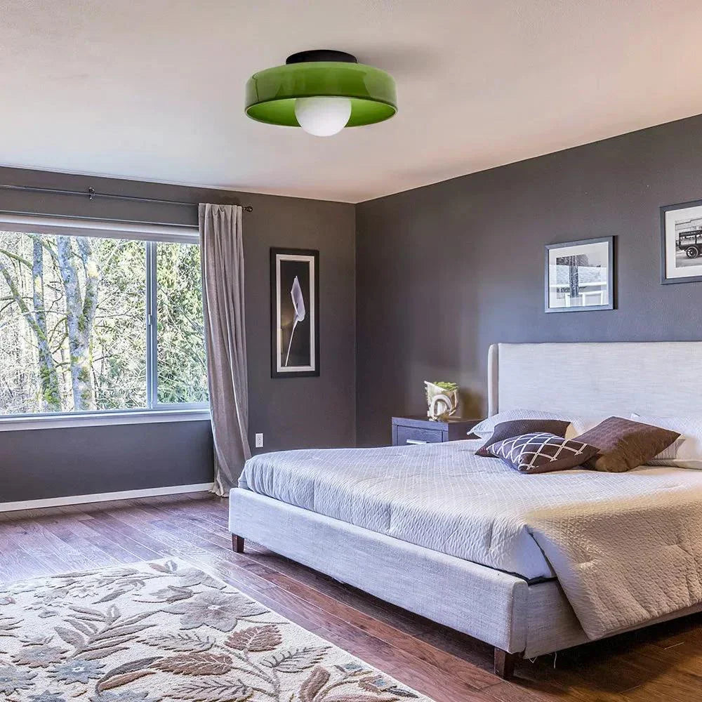 Olivora – Északi üveg olívabogyó korong fali és mennyezeti lámpa