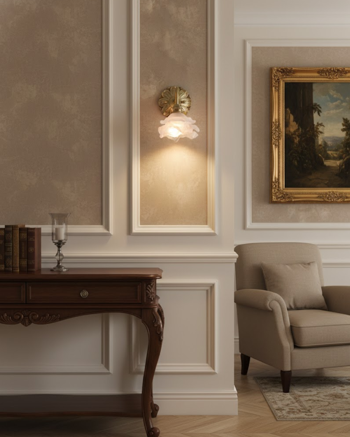 Papirelle - Le Papillon Inspireret Væglampe