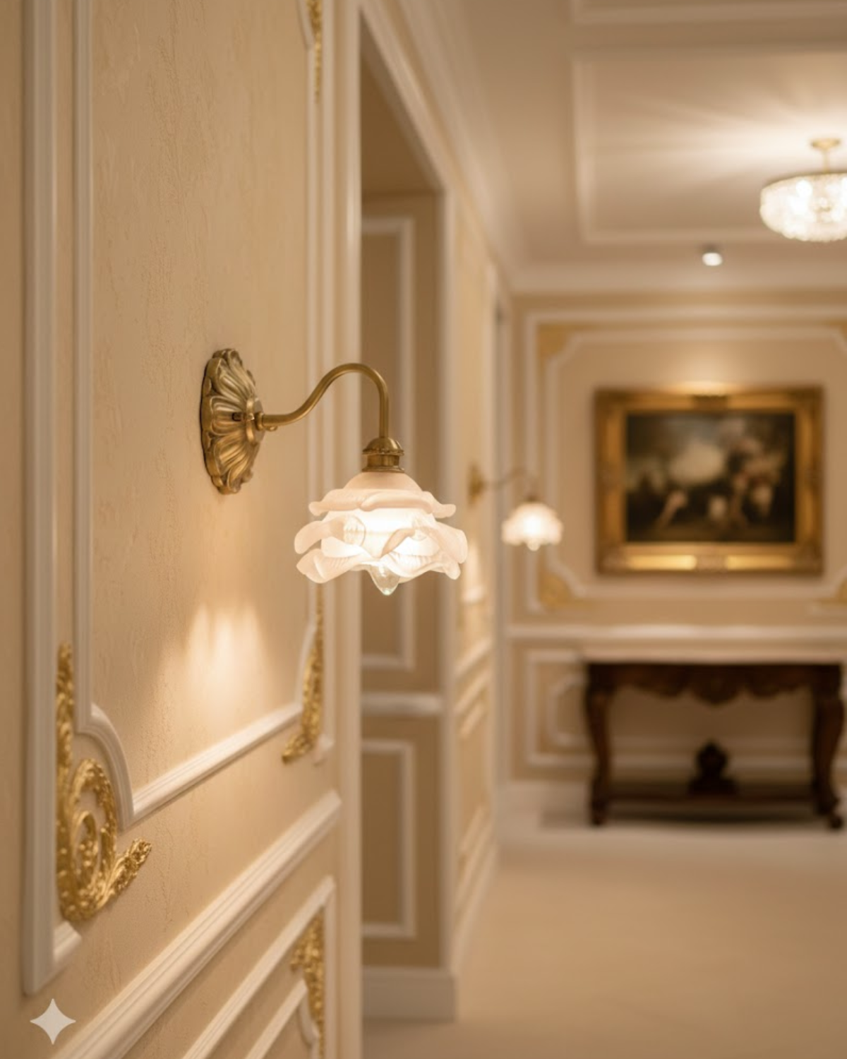 Papirelle - Le Papillon Inspireret Væglampe