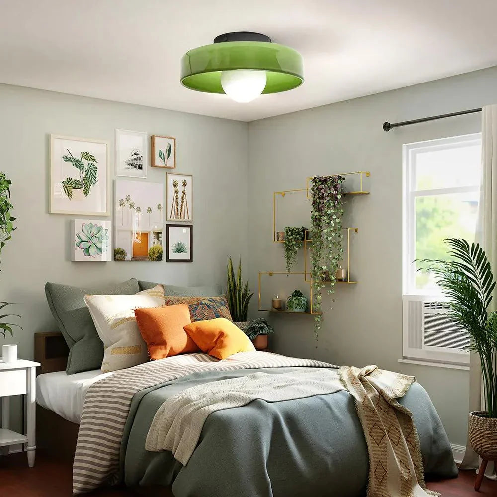 Olivora – Északi üveg olívabogyó korong fali és mennyezeti lámpa